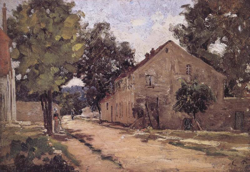 Camille Pissarro Marley Road to Hong Kong oil painting image